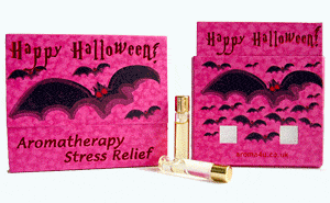 Image - Halloween Aroma Stress Buster scented gift comes supplied with a choice of 10 pairs of 100% pure essential oils